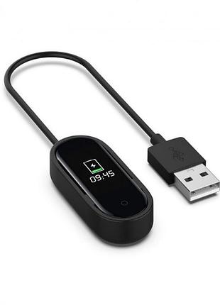 Зарядный кабель usb alitek для xiaomi mi band 4 (20 см)
