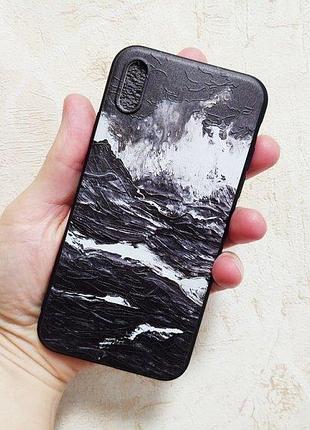 Чохол панель для apple iphone x, xs alitek art море ч/б