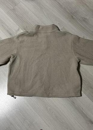 Флисовый пуловер primark (l) тедди кофта 4