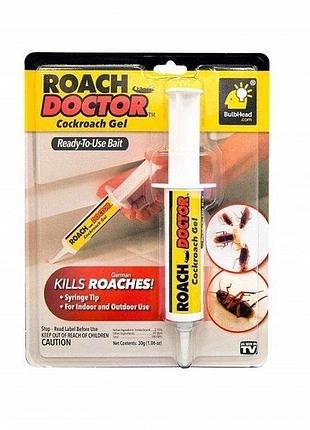 Гель против тараканов и ползающих насекомых roach doctor cockroach gel 30 г/ средство защиты от вредителей