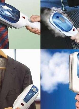 Ручний відпарювач для одягу tobi steam brush, парова праска, щітка-праска