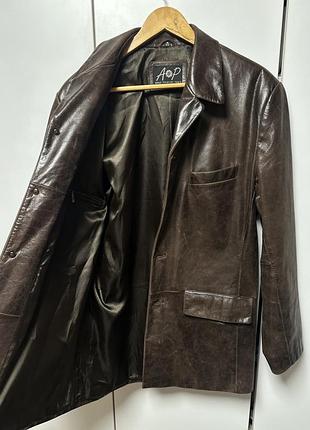 Avant premiere paris leather vintage куртка 7