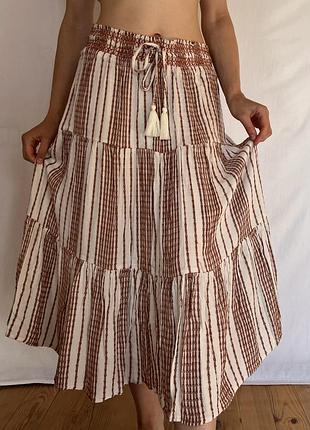 Textured boho maxi — m&s т3  m&s ярусна бохо-спідниця максі