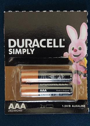Батарейки aaa duracell (2 шт.) 8