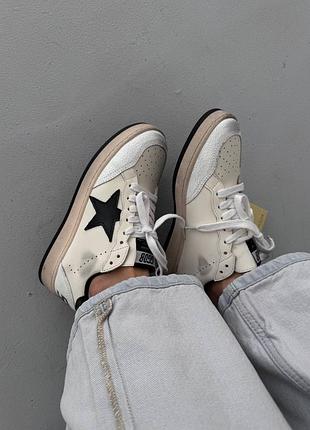 Кроссовки golden goose | ggdb ballstar golden cream