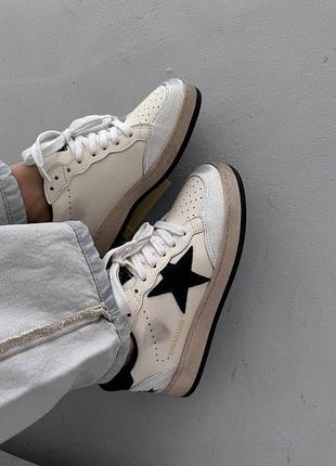 Кроссовки golden goose | ggdb ballstar golden cream