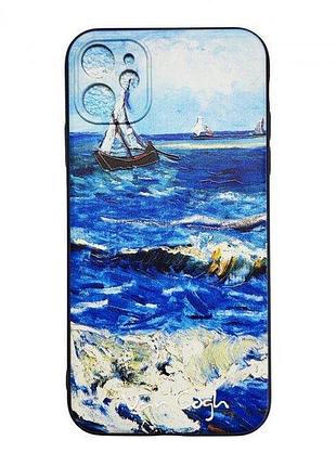 Чехол накладка для apple iphone 11 alitek art винсент ван гог морской пейзаж в сент-мари
