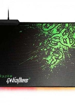 Килимок для мишки rgb razer r-350 rs-02 (25*35*0.3) геймерський килимок для миші у фірмовому пакованні