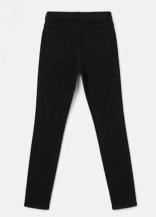 Чорні джинси скінні h&m 2