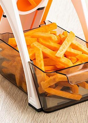 Мультислайсер терка для овощей brava spring slicer 9462 5