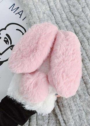 Панель чехол для apple iphone 11 pro alitek зайчик white body/pink ears