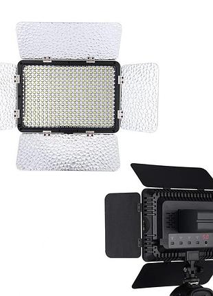 Светодиодный биколорный свет со шторками led-330c / led-3300a, 3200k-5500k