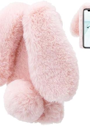 Панель чехол для apple iphone 14 pro зайчик light pink