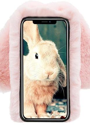 Панель чехол для apple iphone 14 pro зайчик light pink 4