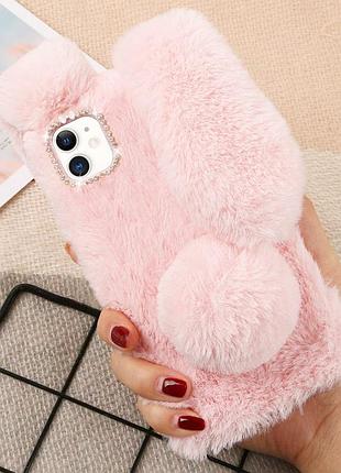 Панель чехол для apple iphone 14 pro зайчик light pink 10
