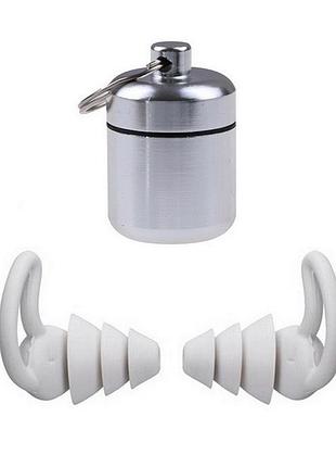 Беруши для стрельбы универсальные пассивные shooter plugz grey 3 flange