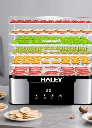 Электросушилка для овощей и фруктов haley hy-9802, дегидратор для продуктов