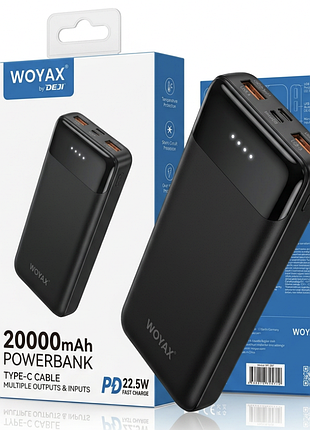 Power bank woyax pd22.5w 20000mah