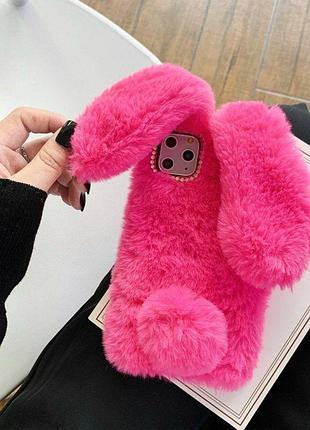 Чехол панель для apple iphone 14 pro max зайчик rose 4