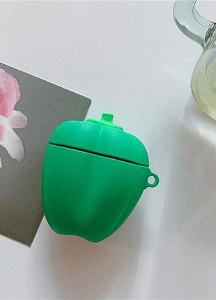 Чехол case для apple airpods alitek сладкий перец green + карабин