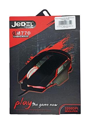 Ігрова комп’ютерна провідна миша jedel gm770 gaming mouse usb 2