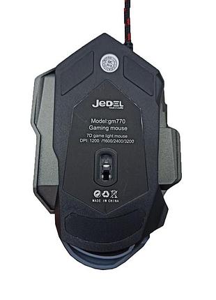 Ігрова комп’ютерна провідна миша jedel gm770 gaming mouse usb 5