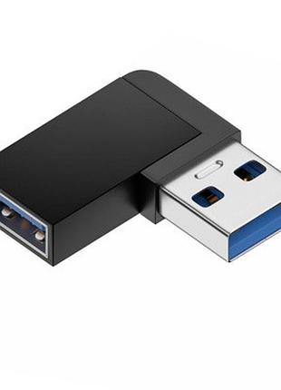 Угловой переходник usb 3.2 (usb 3.0/usb 2.0) 10gbps (male/female)