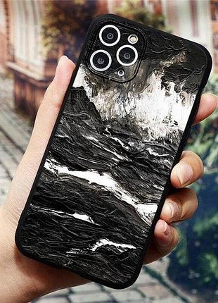 Чохол-панель для телефона apple iphone 13 alitek art море ч/б