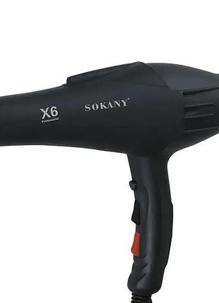 Фен для сушки волос 2000 вт sokany x6 2