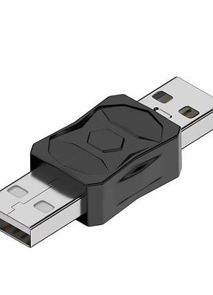 Адаптер переходник usb - usb (m/m) 480mbps 5v2a alitek new style