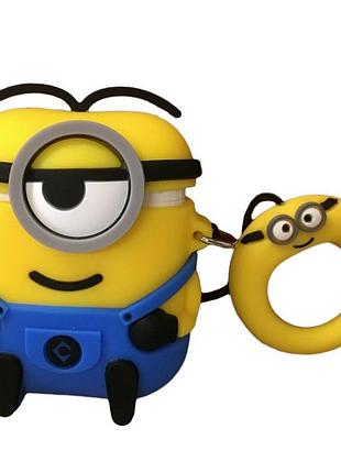 Чохол для apple airpods alitek minion stuart (міньйон стюарт) + тримач