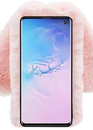Панель чехол для apple iphone 14 plus/15 plus зайчик light pink 3