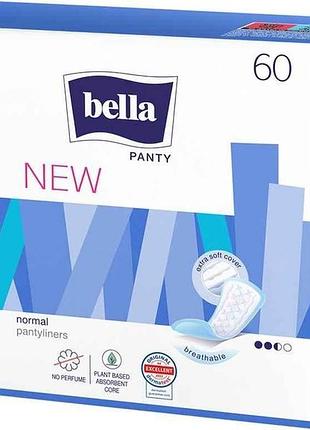 Прокладки щоденні 60шт panty new тм bella 7копійок