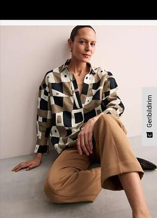 Лляна блуза щільна 2