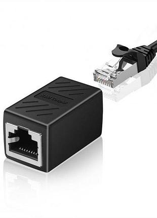Переходник адаптер, соединитель витой пары lan ethernet rj45 - rj45 female