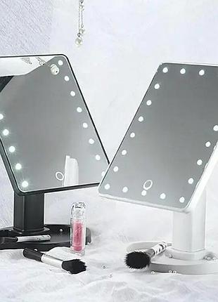 Дзеркало з led підсвічуванням прямокутне 22 led діода large led mirror