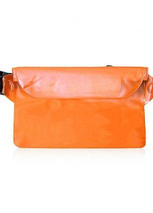 Водонепроницаемая сумка для телефона, документов, денег alitek orange
