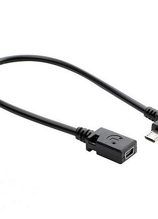 Кабель переходник mini usb f (мама) - micro usb m (папа) alitek right