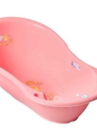 Ванна дитяча 86см рожевий фольк (fl-004-114, peach) тм tega