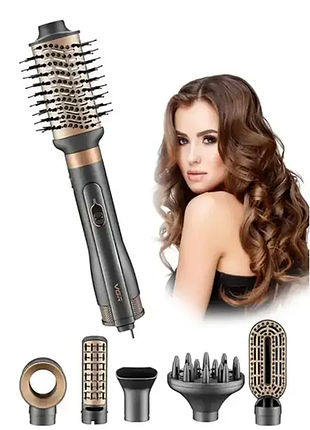 Фен-щетка для волос 6 в 1 vgr v-491 3