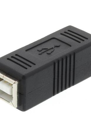 Переходник адаптер соединитель для принтера, сканера usb type b - usb type b (мама-мама)