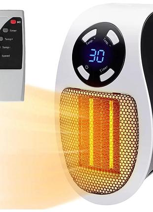 Портативный обогреватель portable heater с lcd (500 ватт) дисплеем и пультом управления