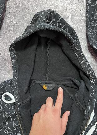 Монограма зіп кофта carhartt 6