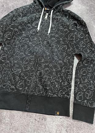 Монограма зіп кофта carhartt 4