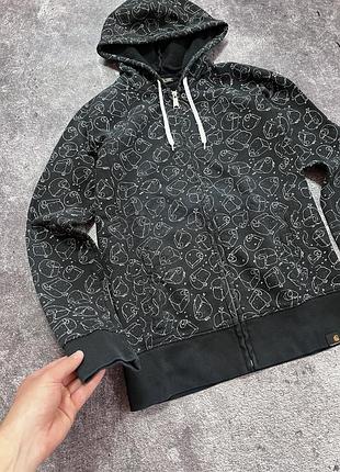 Монограма зіп кофта carhartt 3