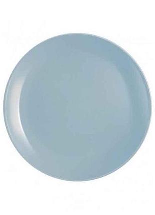 Тарелка круглая 27,3см diwali light blue (p2015) тм luminarc 7 копійок