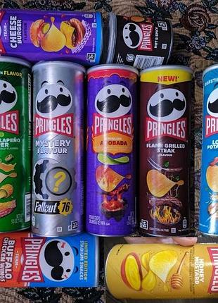 Банки тубусы из-под чипсов pringles пустые 10+1+2 штуки