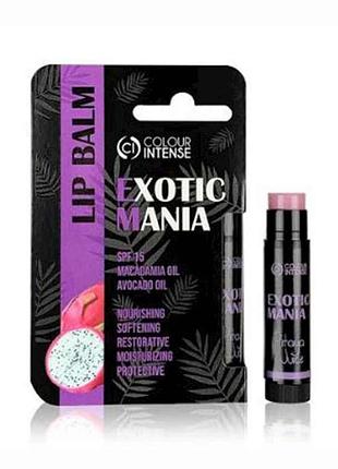 Бальзам для губ exotic mania 5г 05 сік пітайя тм colour intense 7копійок