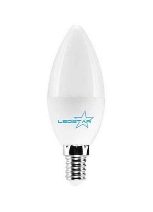 Лампа 7w e14 4000k c37 тм ledstar 7 копійок