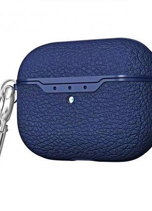 Чехол для наушников apple airpods pro alitek granular blue + карабин